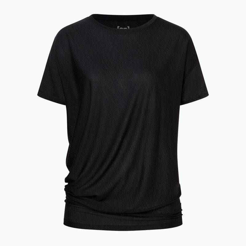 Дамска тениска за йога super.natural Yoga Loose Tee jet black 3