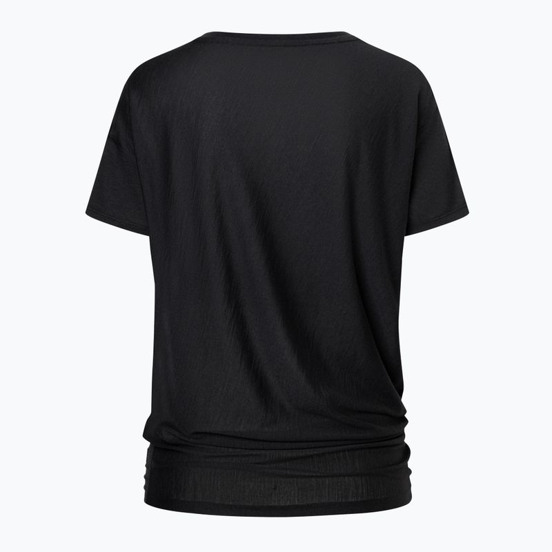 Дамска тениска за йога super.natural Yoga Loose Tee jet black 4