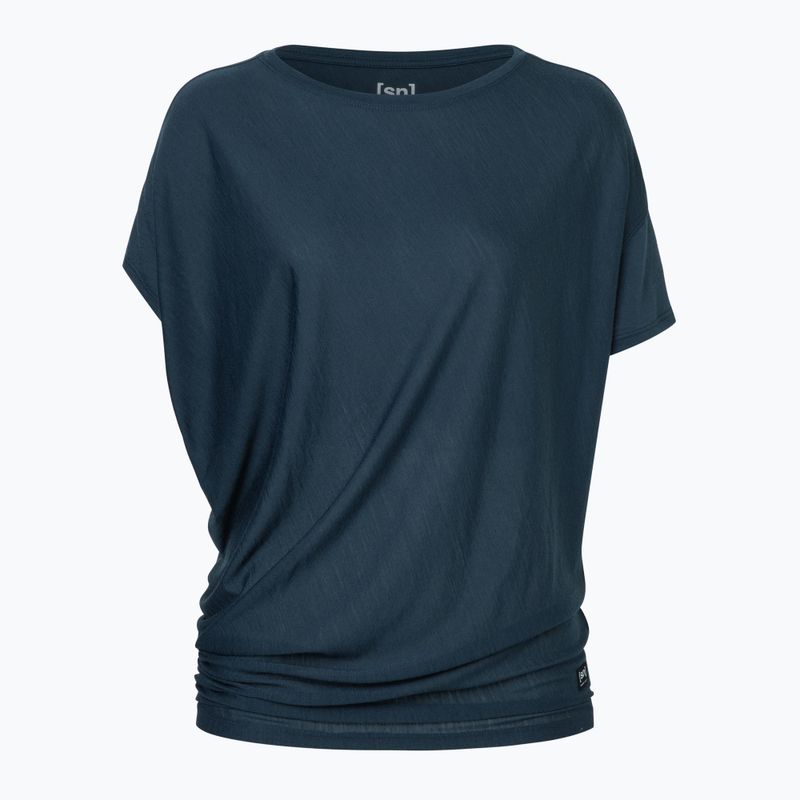 Дамска тениска за йога super.natural Yoga Loose Tee blueberry 3