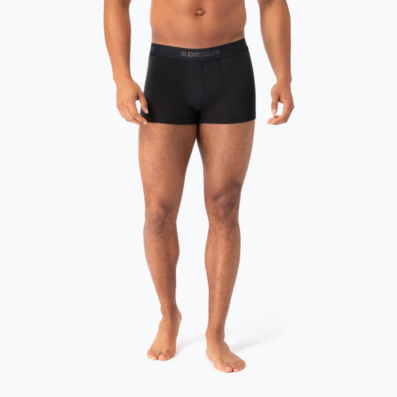 Мъжки термоактивни боксерки super.natural Tundra 175, 2 чифта jet black/jet black 3
