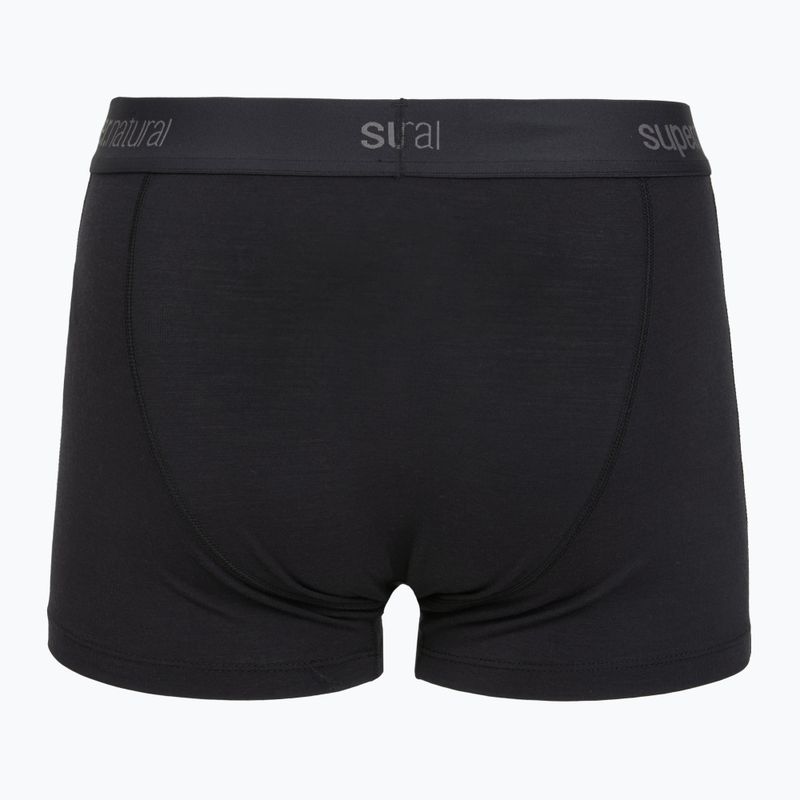 Мъжки термоактивни боксерки super.natural Tundra 175, 2 чифта jet black/jet black 3