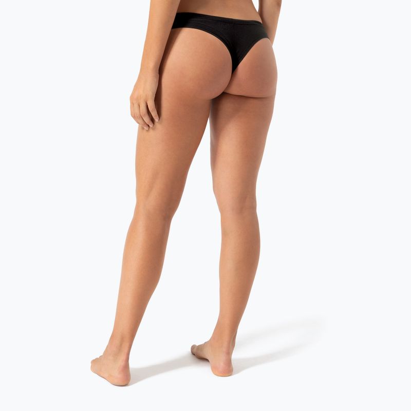 Дамски термоактивни бикини super.natural Tundra 175 Thong jet black 5