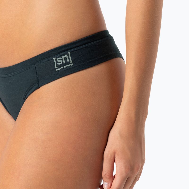 Дамски термоактивни бикини super.natural Tundra 175 Thong Blueberry 5