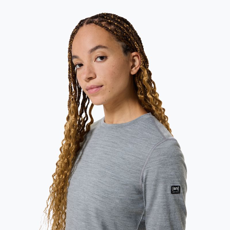 Дамска термоактивна блуза super.natural Tundra 175 cashmere grey melange 3