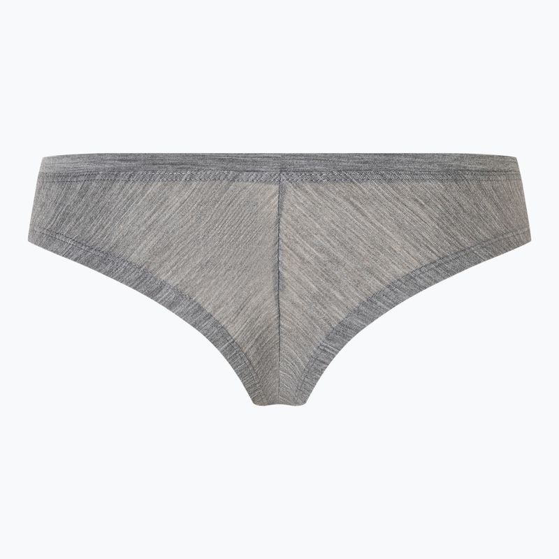 Дамски термоактивни бикини super.natural Tundra 175 Thong кашмир сив меланж 2