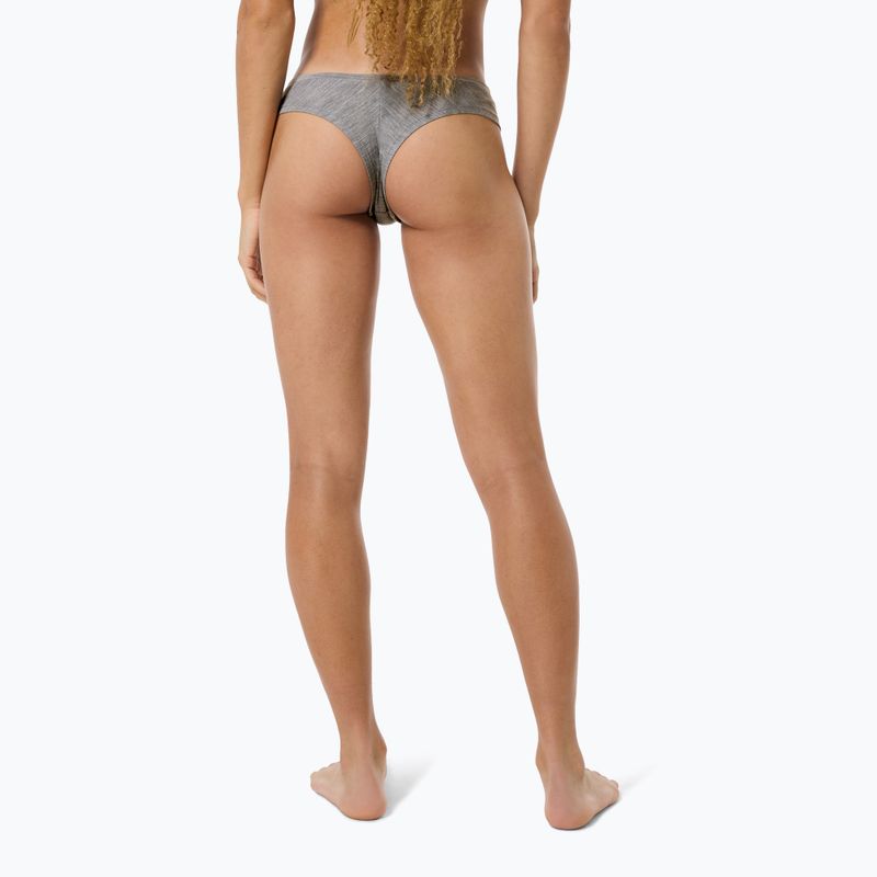 Дамски термоактивни бикини super.natural Tundra 175 Thong кашмир сив меланж 5
