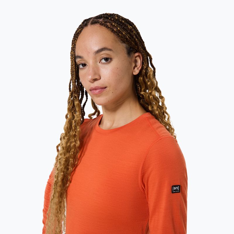 Дамска термоактивна блуза с дълъг ръкав super.natural Tundra 175 chili 3