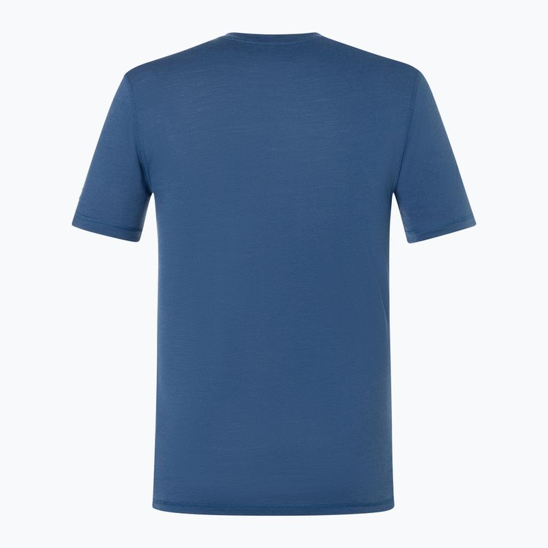 Мъжка термоактивна тениска super.natural Sierra 140 Tee cashmere grey melange   5
