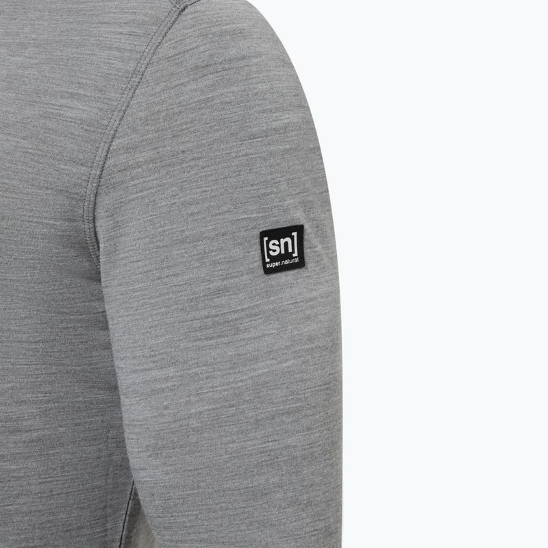 Мъжка термоактивна блуза Super.Natural Tundra 175 cashmere grey melange 4