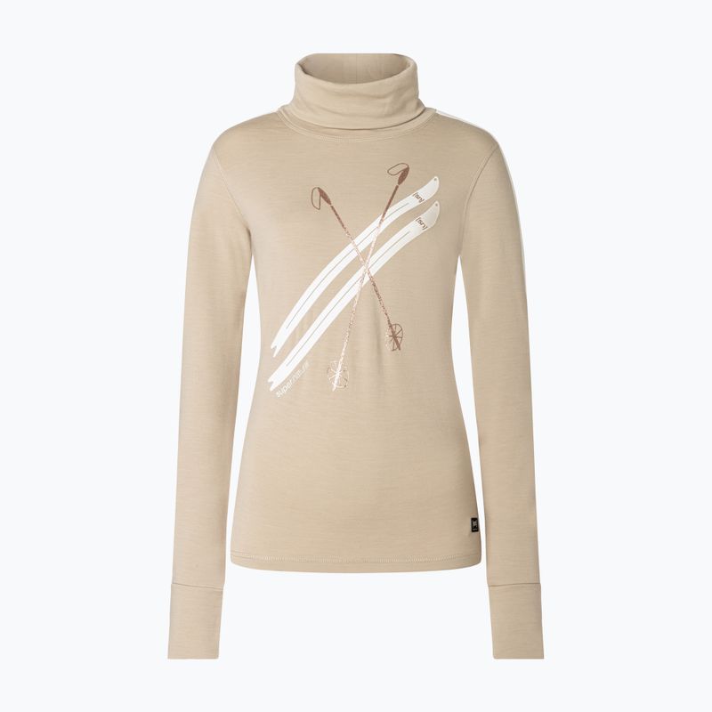 Дамски пуловер Super.Natural KryTeeede Ski Roll Neck pepper/white/mountain trail gl/white 4
