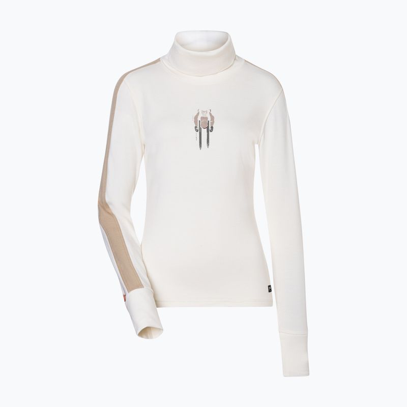 Дамски пуловер Super.Natural Racing Team Roll Neck fresh white / w. pepper / various 5