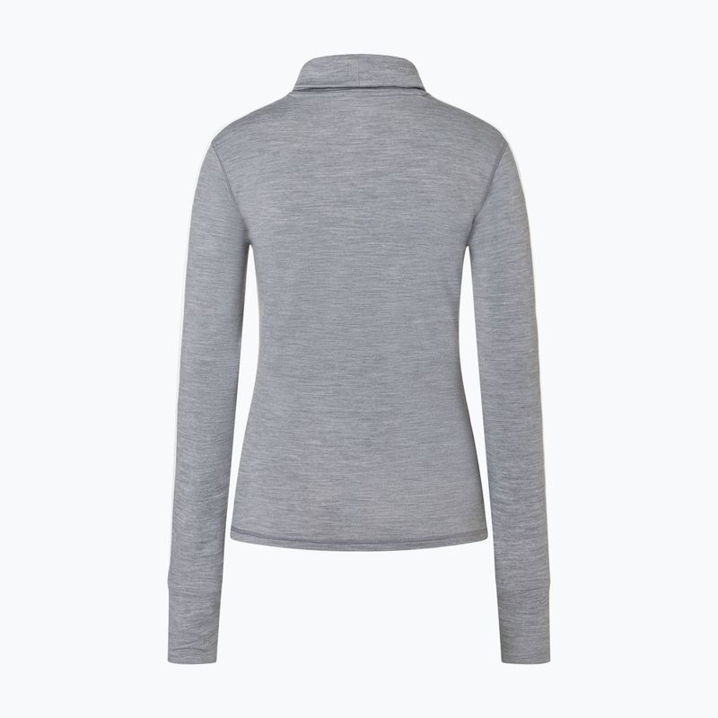 Дамски пуловер Super.Natural Freeride Roll Neck cashmere grey melange / f. white / f. white 5