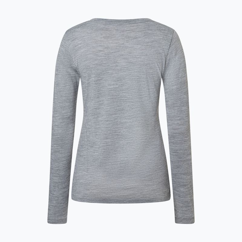 Дамска блуза с дълъг ръкав super.natural Apres Ski cashmere grey melange/various 6