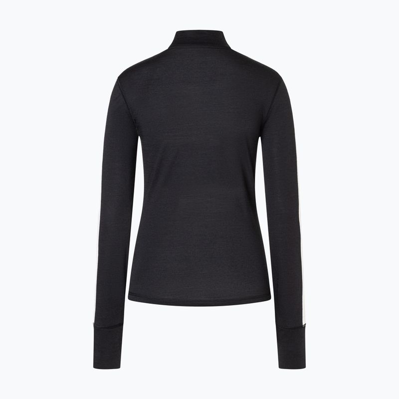 Дамска блуза с дълъг ръкав super.natural KryTeeede Col T-Neck Light jet black/white/mountain trail gl/white 5