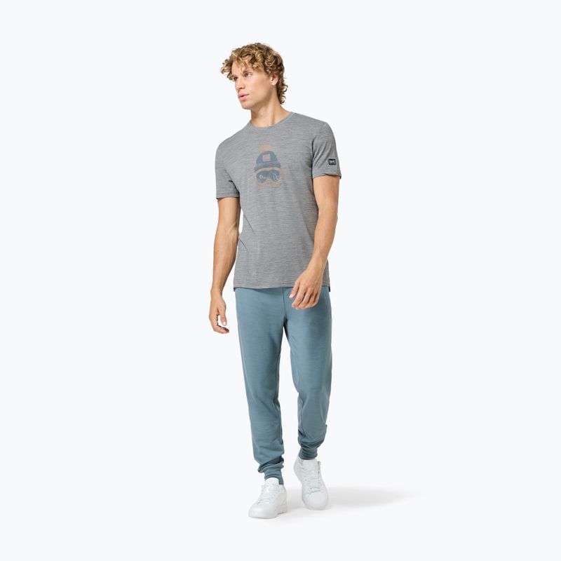 Мъжка тениска super.natural Gogeanie cashmere grey melange/various 2