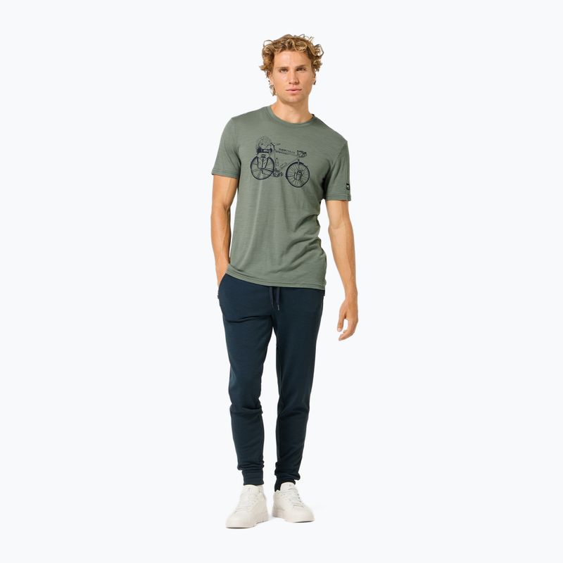 Мъжка тениска Super.Natural Wander Wheel Tee eucalyptus/blueberry 2