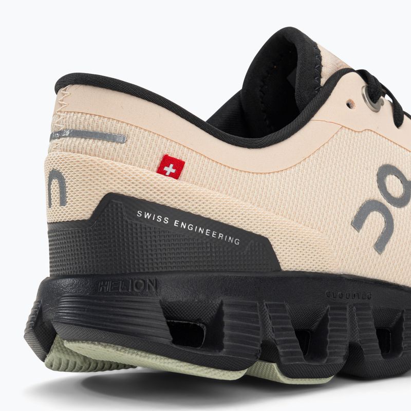 Дамски обувки за бягане On Cloud X 3 beige 6098694 12