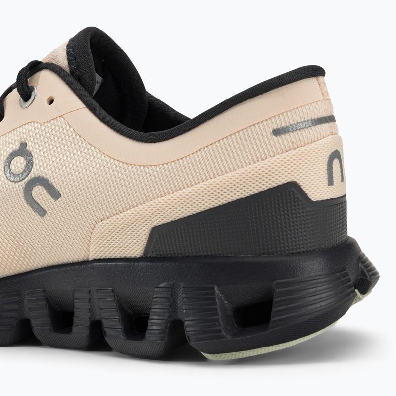 Дамски обувки за бягане On Cloud X 3 beige 6098694 13