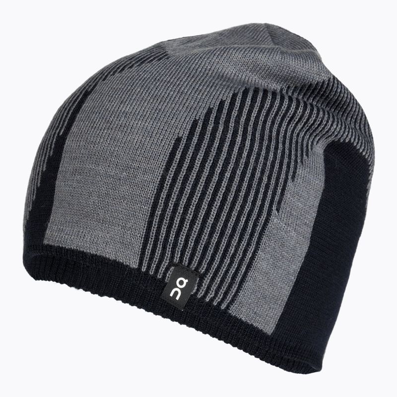 On Explorer шапка Merino rock/black 3