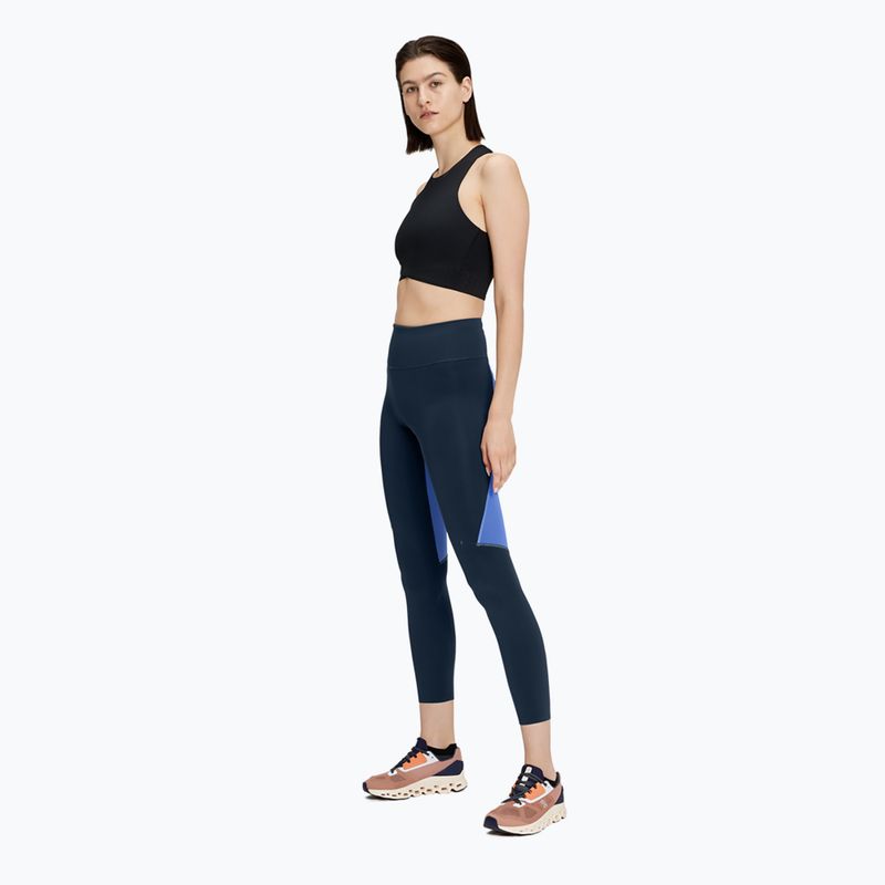 Дамски клин On Performance 7/8 navy/cobalt 2