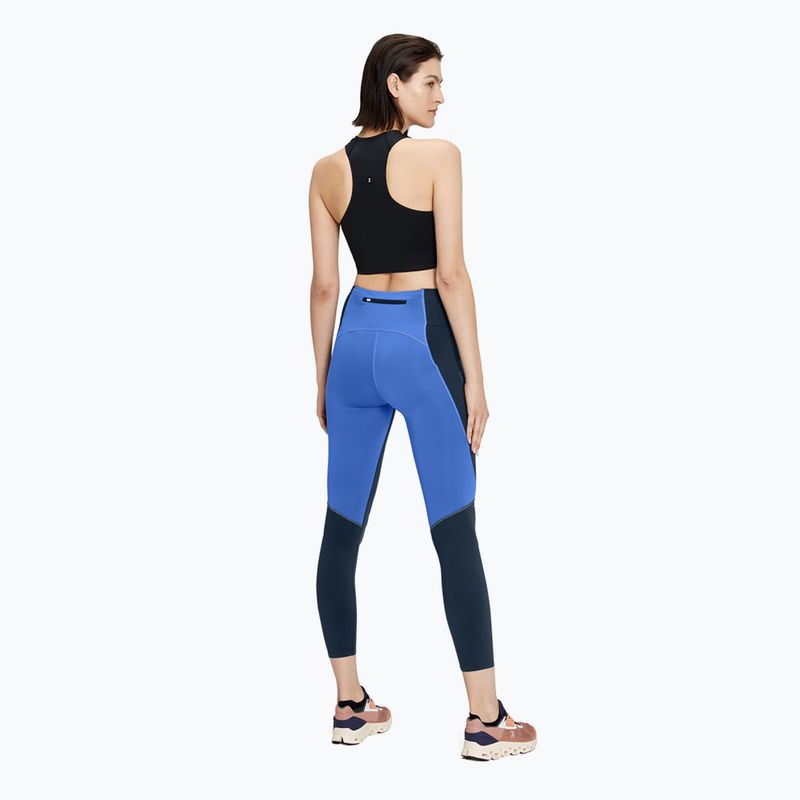 Дамски клин On Performance 7/8 navy/cobalt 3