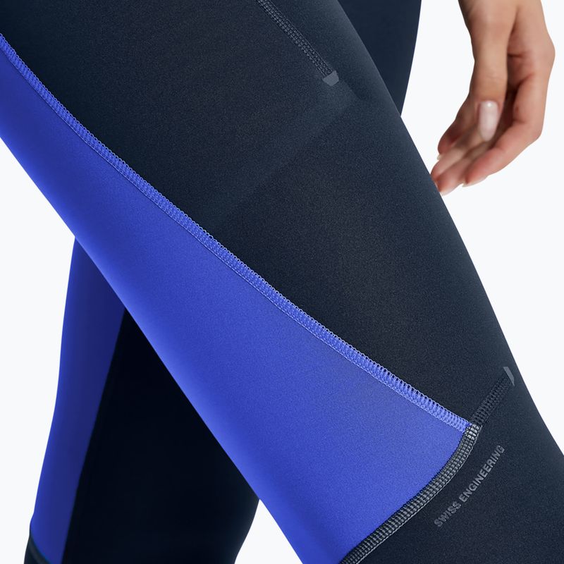 Дамски клин On Performance 7/8 navy/cobalt 6