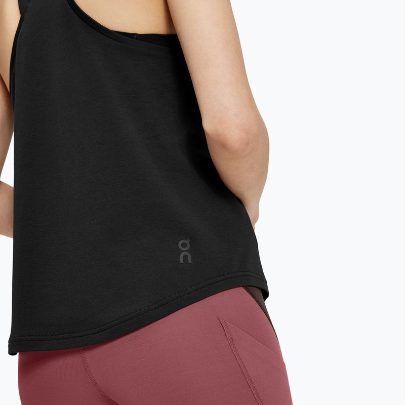 Дамска тениска за бягане Running Focus Top black 6
