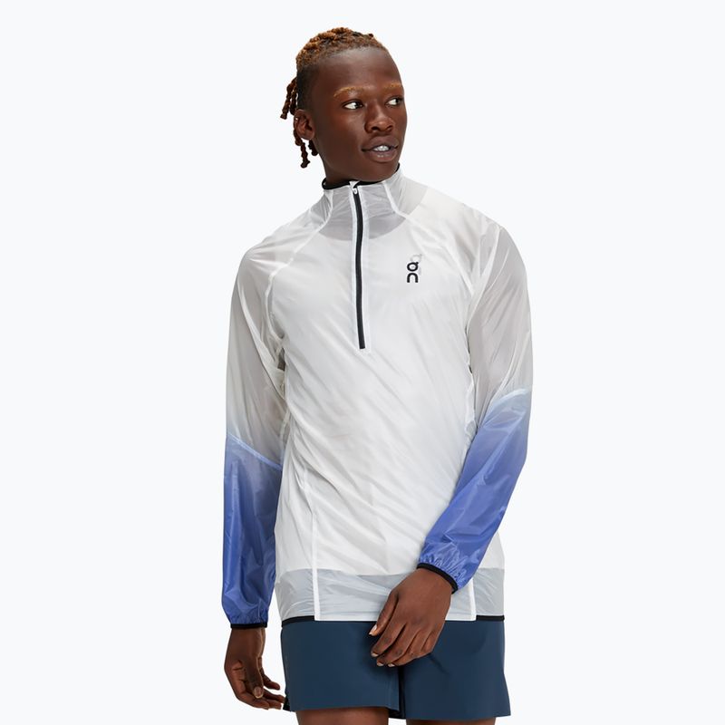 Мъжко яке за бягане On Zero undyed-white /cobalt