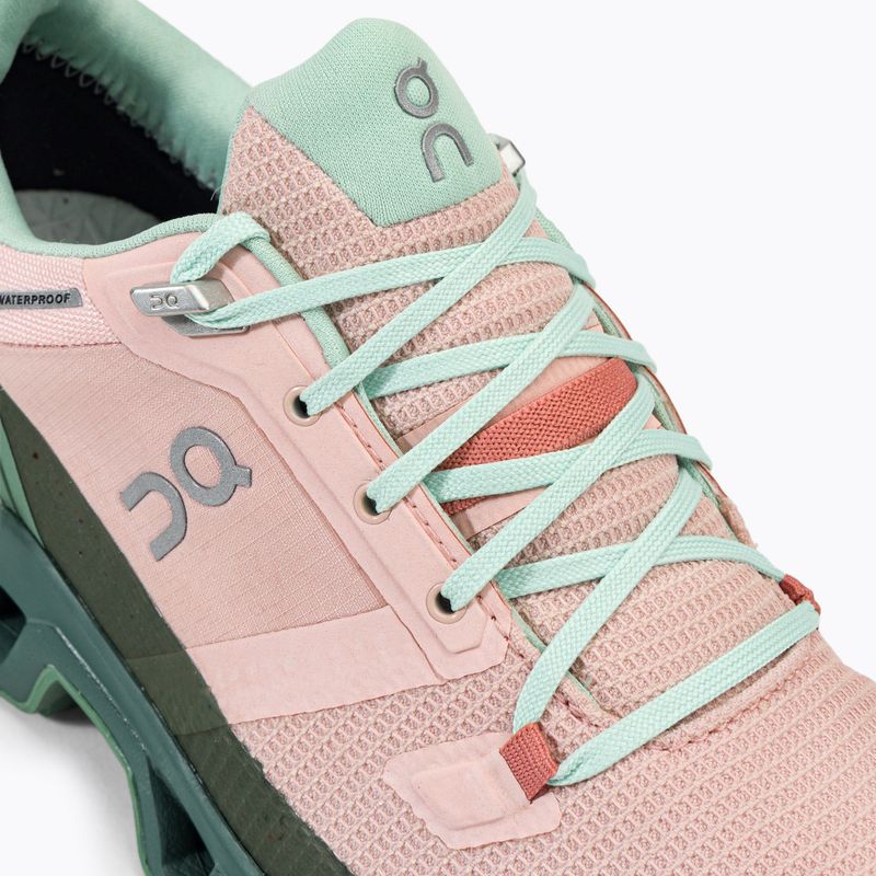 Дамски ботуши за трекинг On Cloudwander Waterproof pink-green 7398278 8