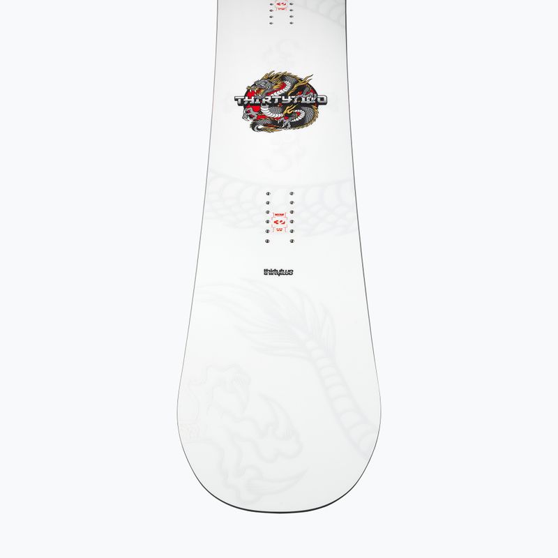 Мъжка сноуборд дъска ThirtyTwo T32M Carbon white 6