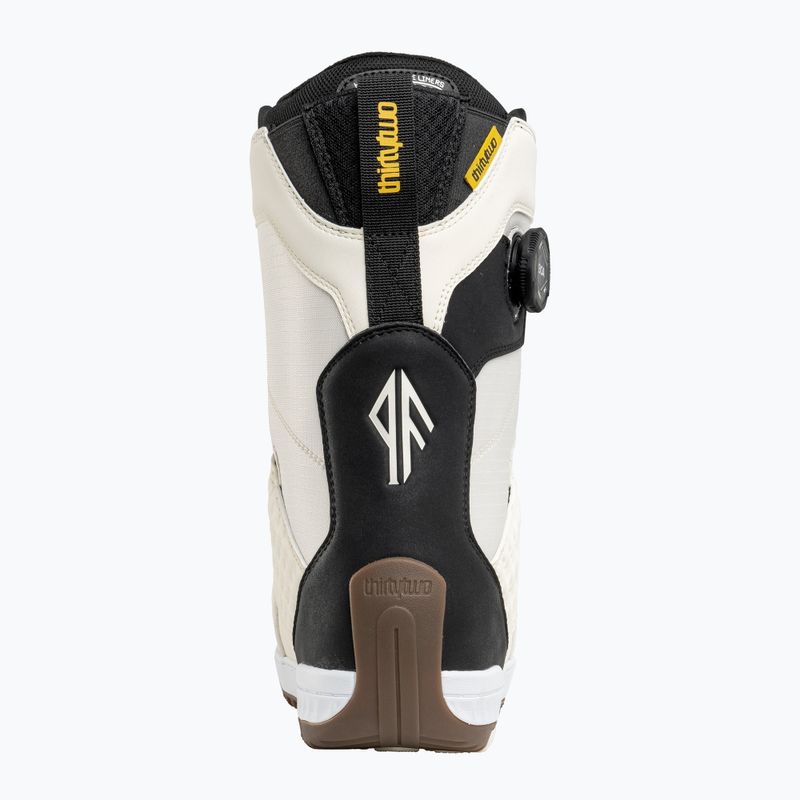 Мъжки сноуборд обувки ThirtyTwo Lashed Double Boa Fava white/black/yellow 3