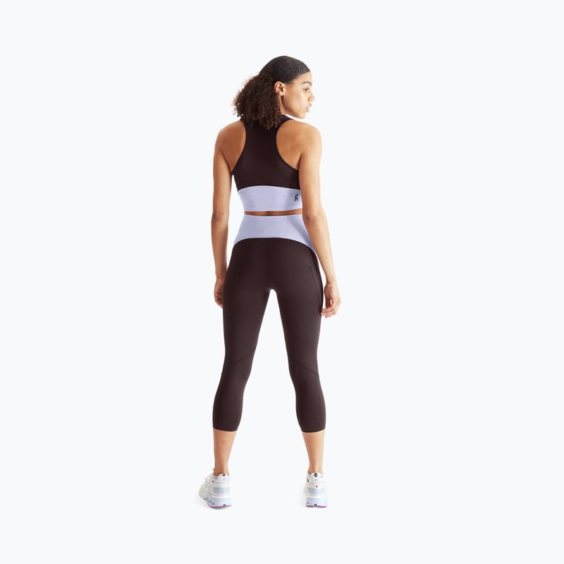 Дамска тениска On Running Movement Crop lavender 3