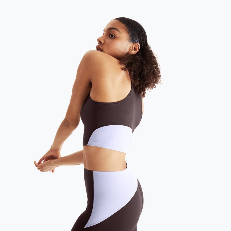 Дамска тениска On Movement Crop lavender 4