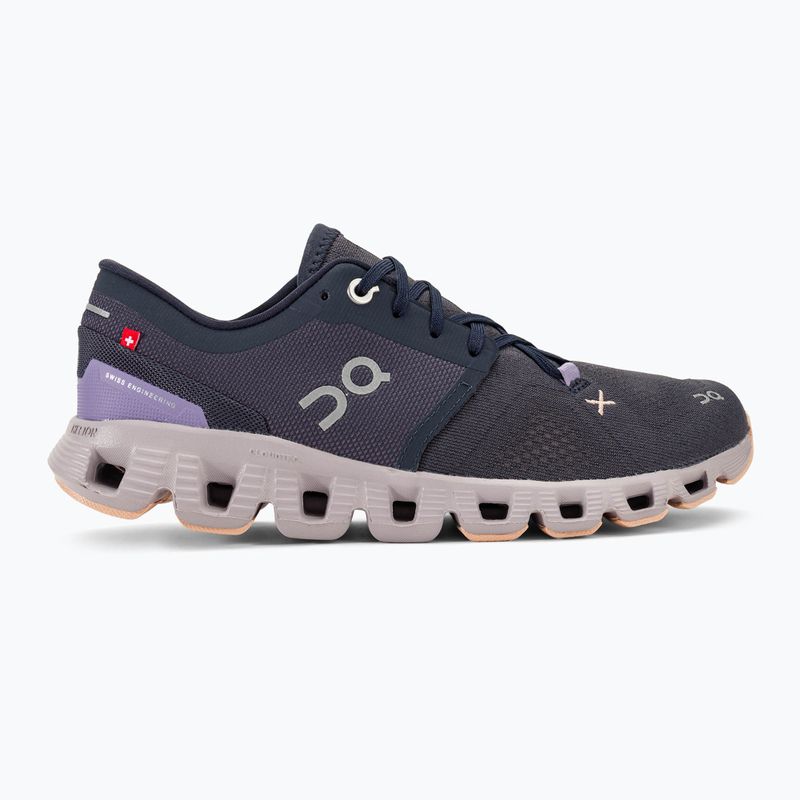 Дамски обувки за бягане On Cloud X 3 iron/fade 2
