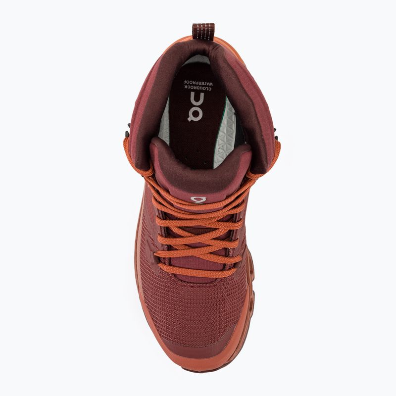 Дамски трекинг обувки за бягане On Cloudrock 2 Waterproof beet/auburn 5