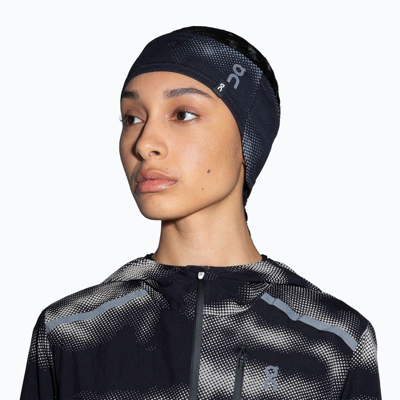 On Лента за глава за бягане Lumos black 3