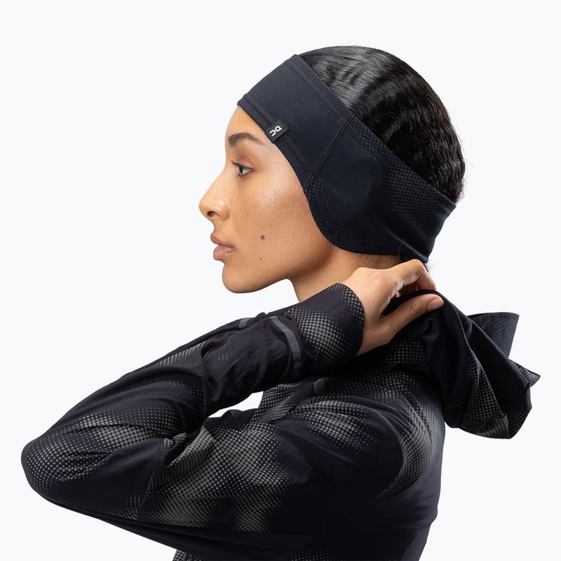 On Лента за глава за бягане Lumos black 6