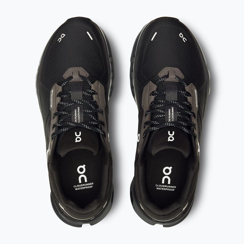 Дамски обувки за бягане On Cloudrunner 2 Waterproof magnet/black 13