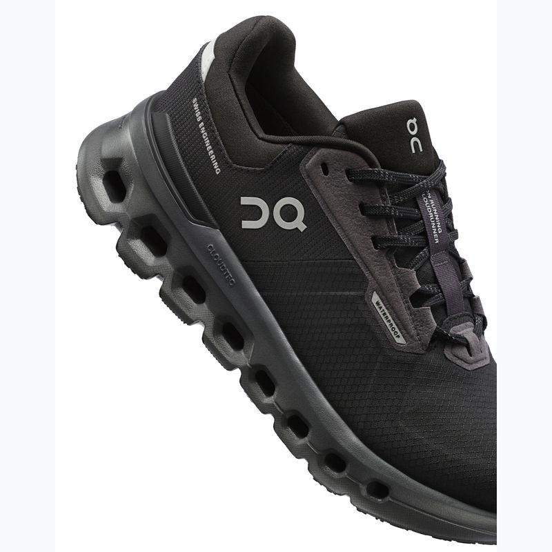 Дамски обувки за бягане On Cloudrunner 2 Waterproof magnet/black 15