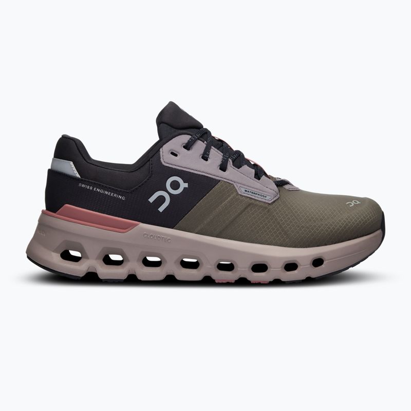 Дамски обувки за бягане On Cloudrunner 2 Waterproof olive/mahogany 9