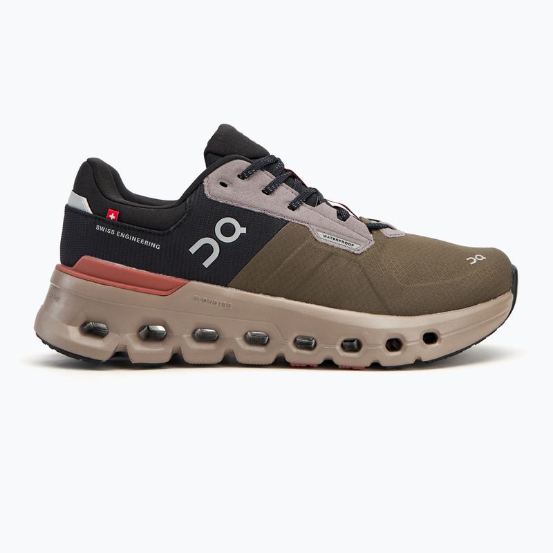Дамски обувки за бягане On Cloudrunner 2 Waterproof olive/mahogany 2