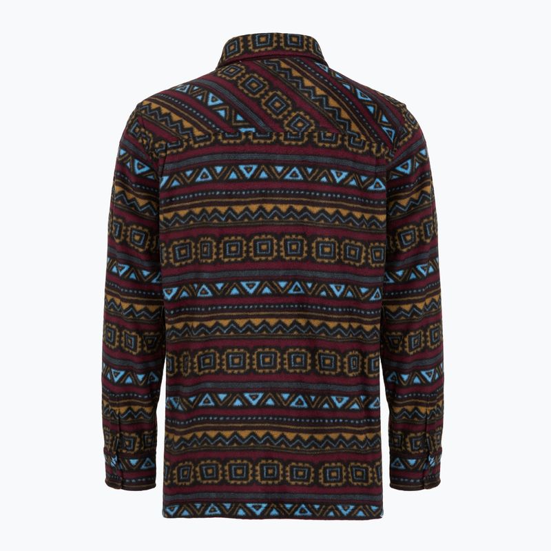 Мъжка риза ThirtyTwo Rest Stop Zip Up maroon 2