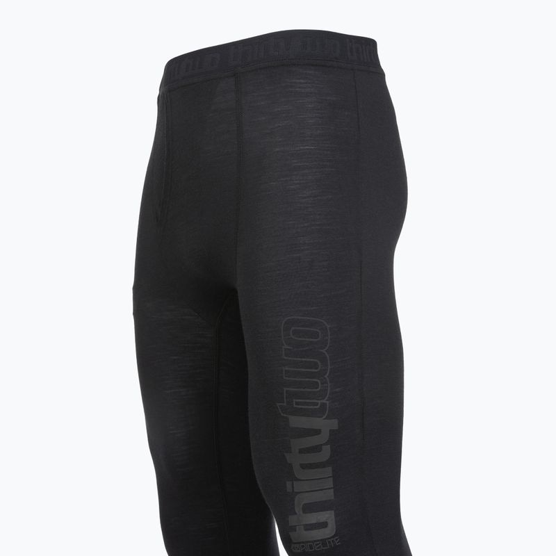 Мъжки термоактивни панталони ThirtyTwo Ridelite Merino black/black 4