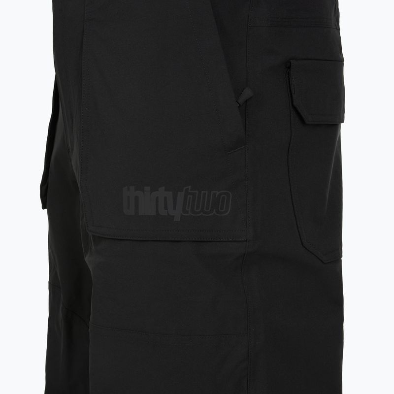 Мъжки панталони за сноуборд ThirtyTwo Basement Bib black 4