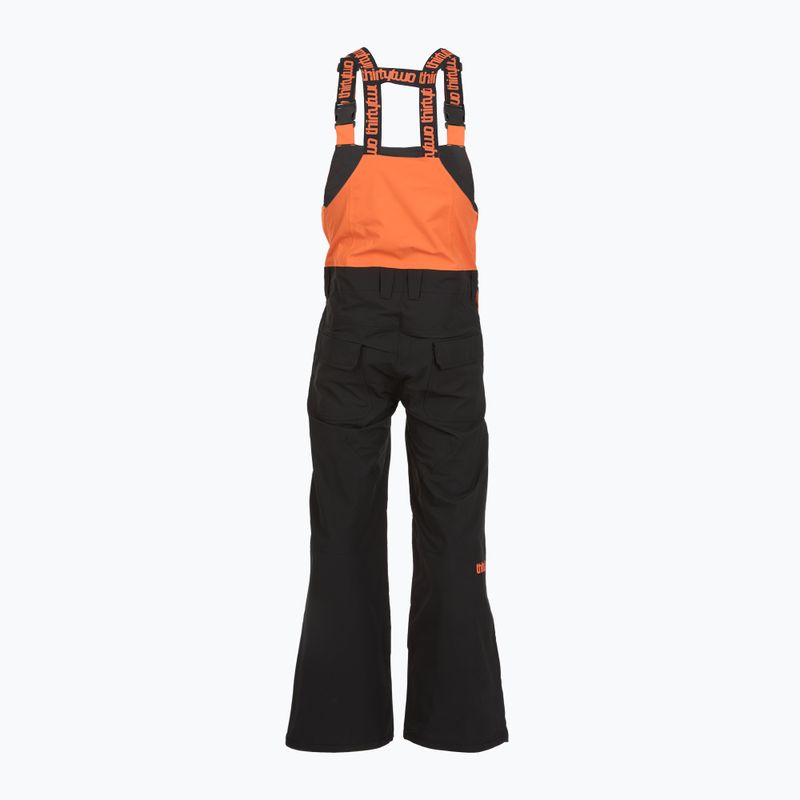 Мъжки панталони за сноуборд ThirtyTwo Basement Bib black/orange 2