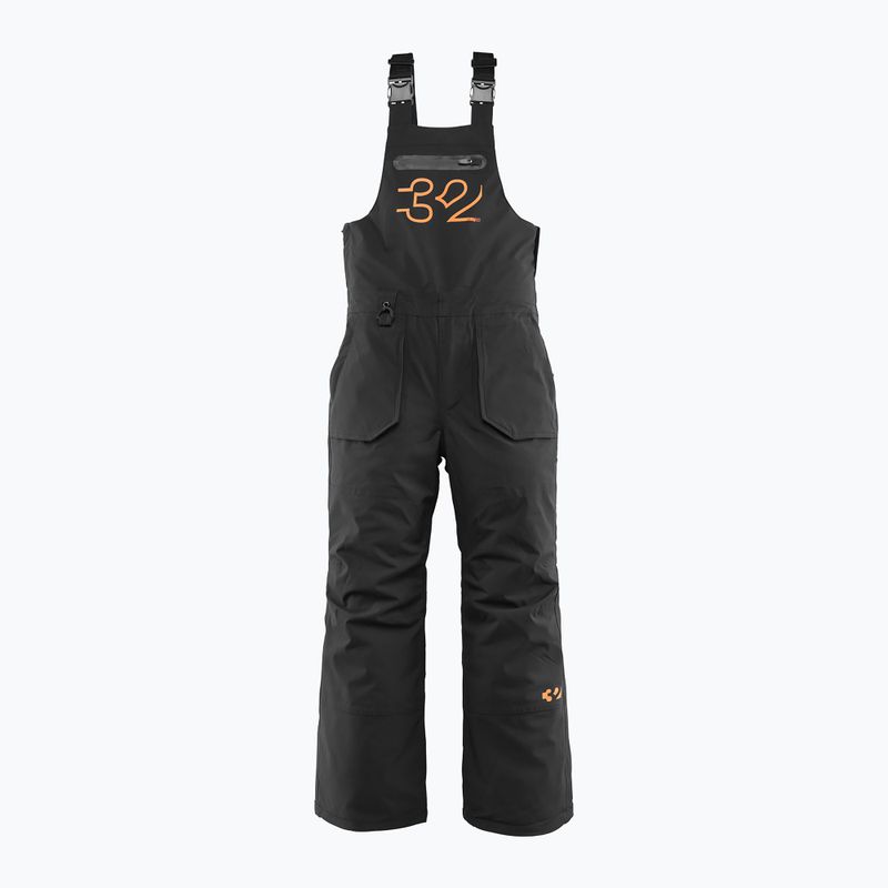 Детски панталони за сноуборд ThirtyTwo Basement Bib black/orange