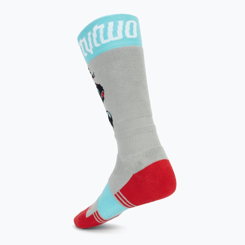 Мъжки чорапи за сноуборд ThirtyTwo TM Coolmax grey/red 2