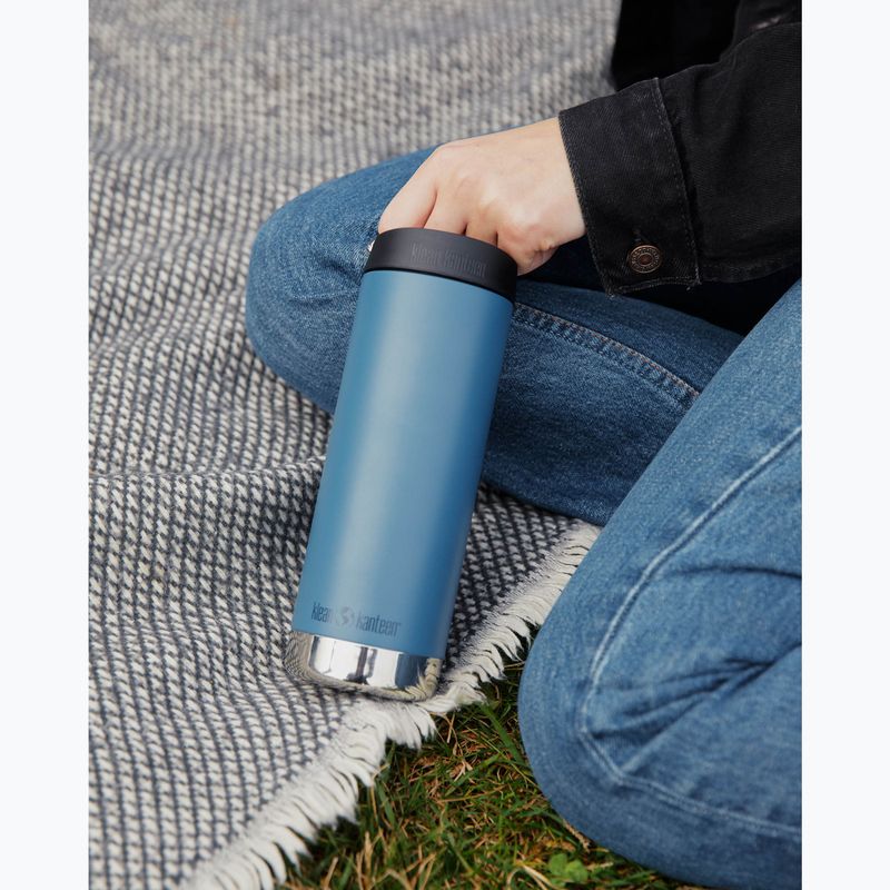 Klean Kanteen TKWide Cafe Cap 473 ml термочаша в цвят тил 6