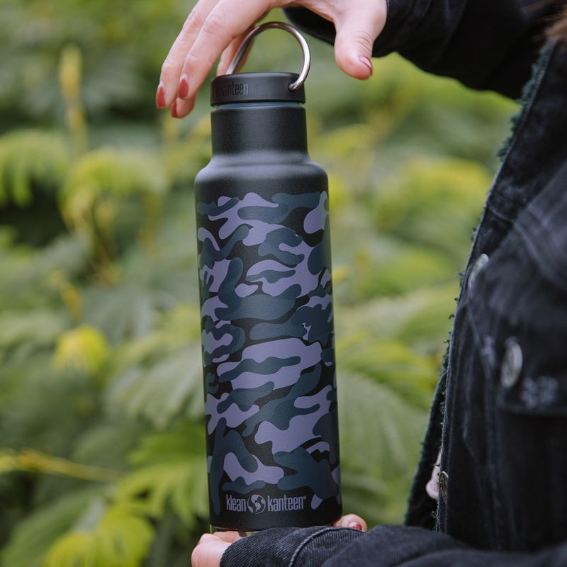 Бутилка за пътуване Klean Kanteen Classic VI black camo 3