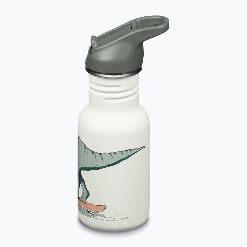 Klean Kanteen Flip Seal Sport Cap Straw 355 ml детска бутилка за пътуване с дино скейт 2